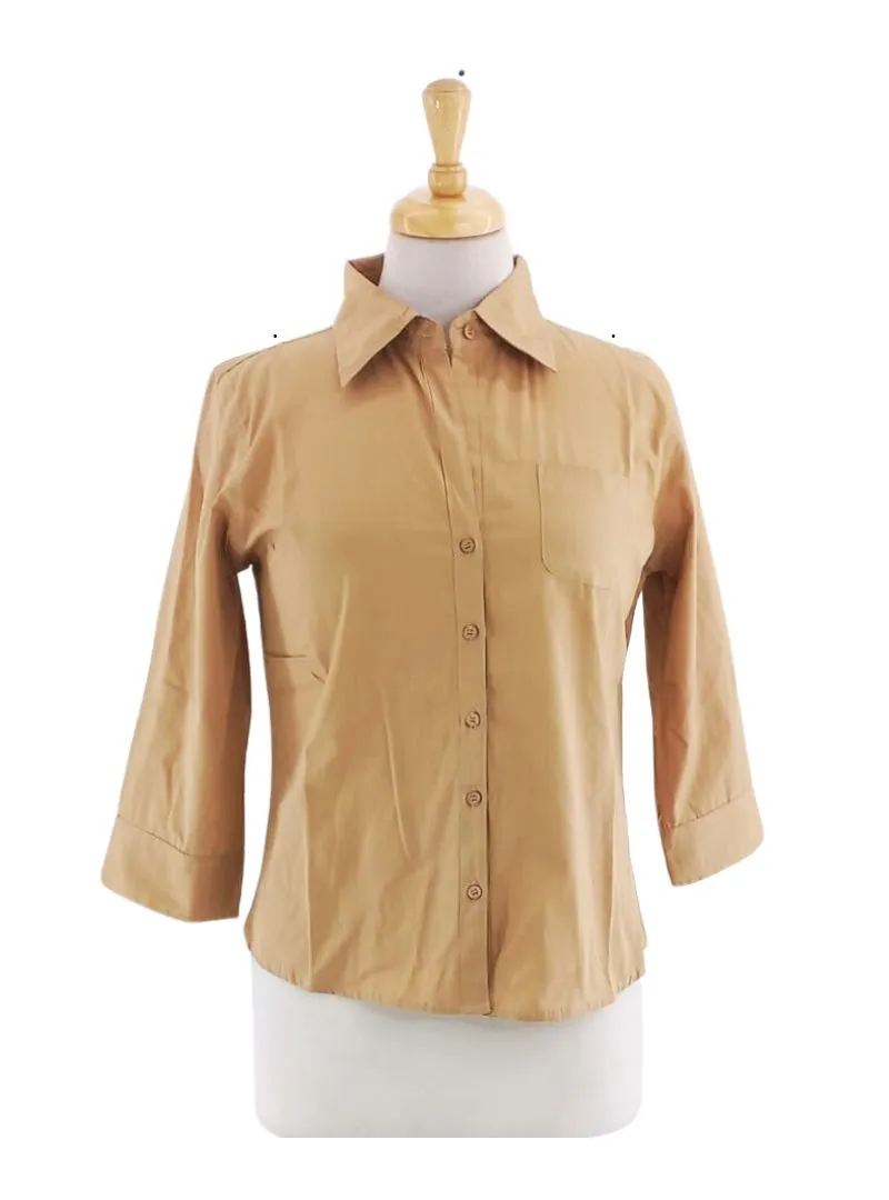 BUTTONED UP SLEEVE BLOUSE sold by FBO