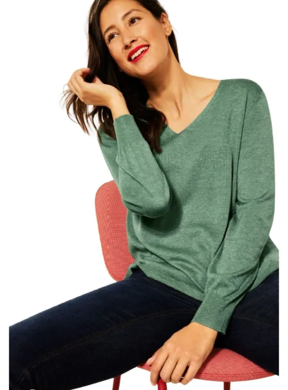 V NECK KNIT TOP sold by FBO