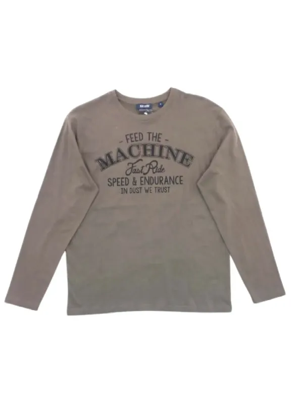 PRINTED LONG SLEEVE TOP sold by FBO