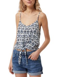 PATTERNED TIE FRONT TOP sold by FBO