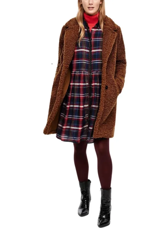 BUTTONED TEDDY COAT sold by FBO