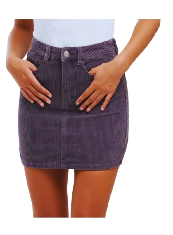 CORDUROY MINI SKIRT sold by FBO