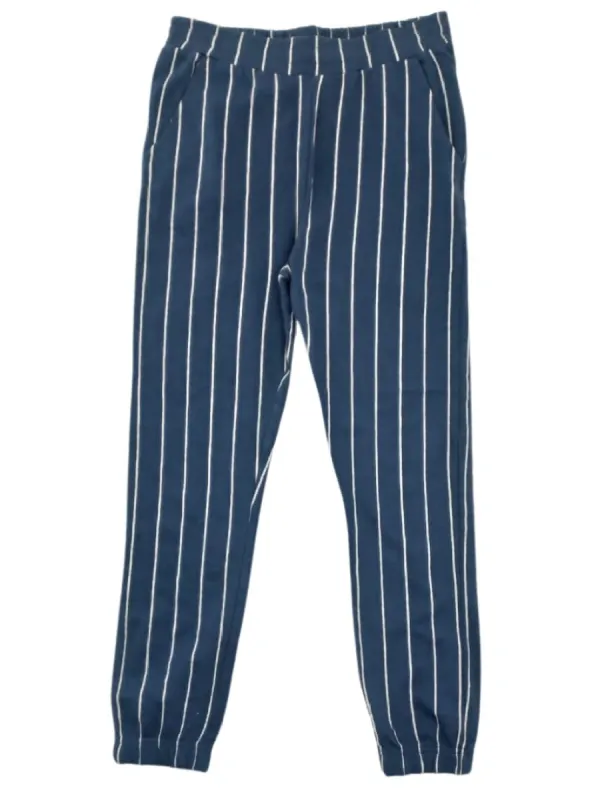 STRIPED DETAIL FLEECE JOGGER sold by FBO