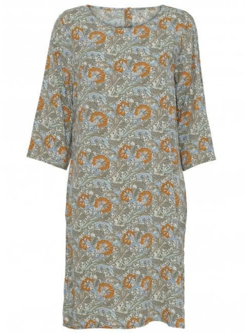 DETAILED HALF SLEEVE DRESS sold by FBO