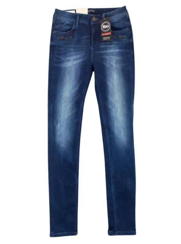 DETAILED ZIP JEANS sold by FBO