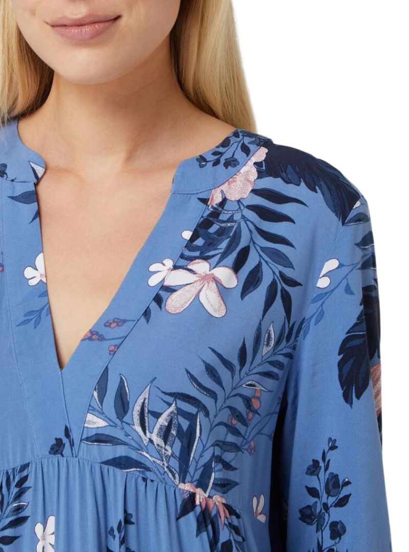 DETAILED TIERED FLARE SLEEVE DRESS sold by FBO product image thumbnail 3