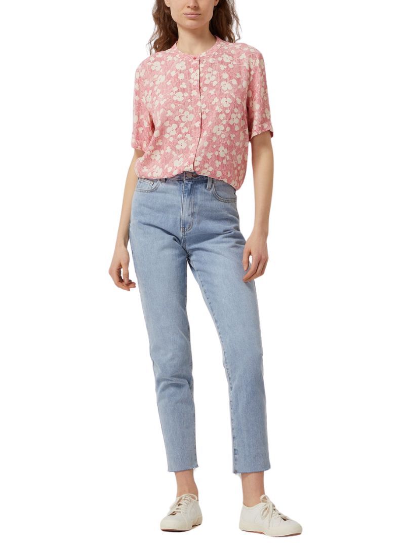 FLORAL STRIPED BUTTONED SHIRT sold by FBO