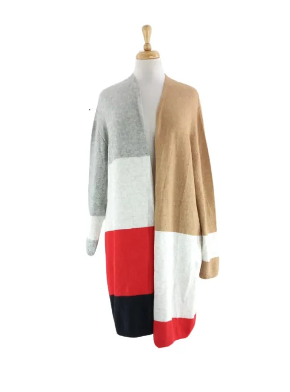 MULTI COLOR KNIT CARDIGAN sold by FBO