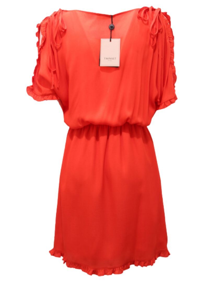 FRILL DETAILED FLARE SLEEVE DRESS sold by FBO product image thumbnail 2