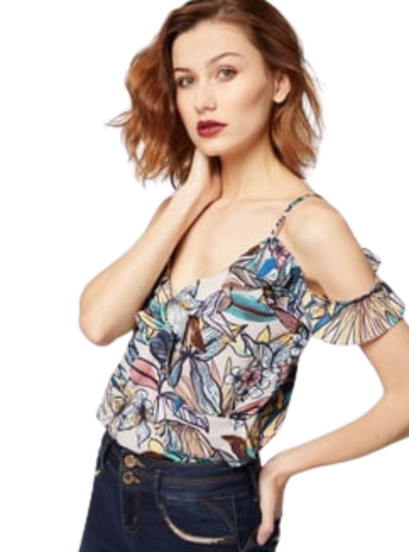 FLORAL OFF SHOULDER BLOUSE sold by FBO