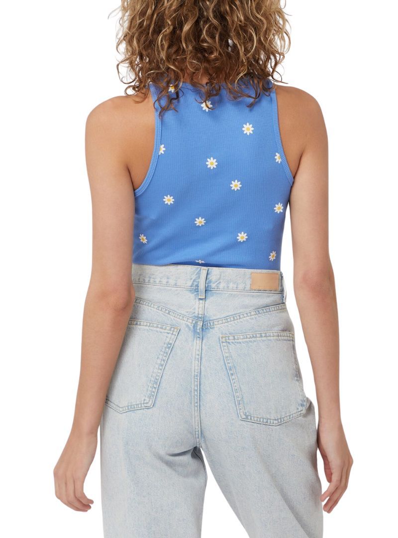 FLORAL RIBBED PRINTED TANK sold by FBO product image thumbnail 4