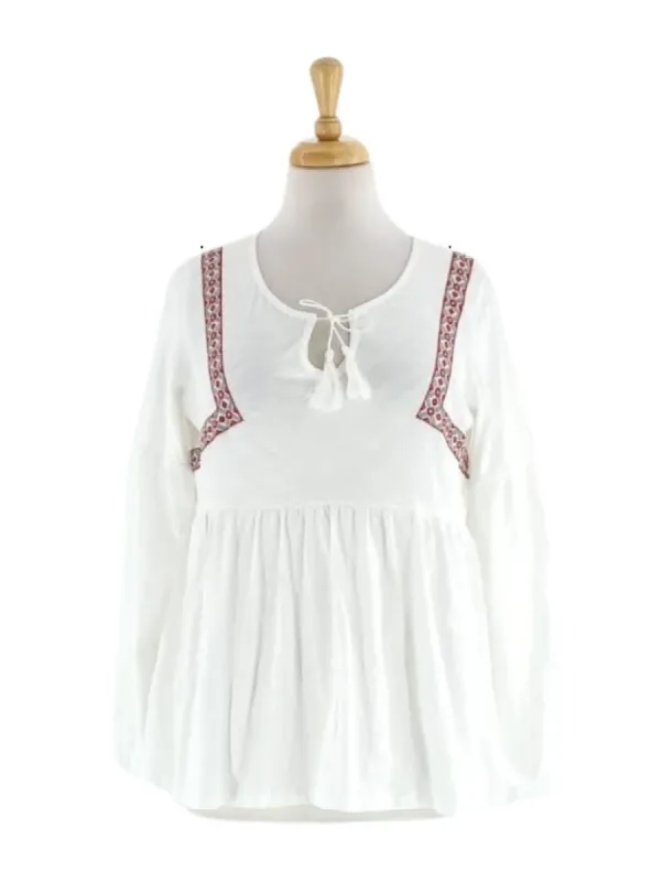 DETAILED PATTERNED TOP sold by FBO