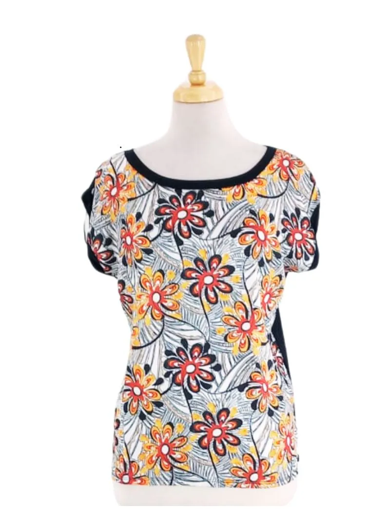 FLORAL PRINT BLOUSE sold by FBO