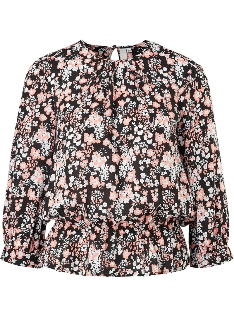 FLORAL DETAILED THREE QUARTER SLEEVE BLOUSE sold by FBO product image thumbnail 4
