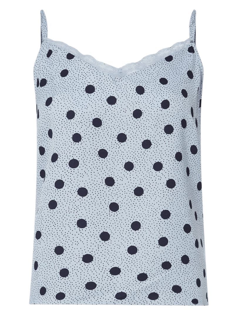 POLKA DOT STRAPPY BLOUSE sold by FBO