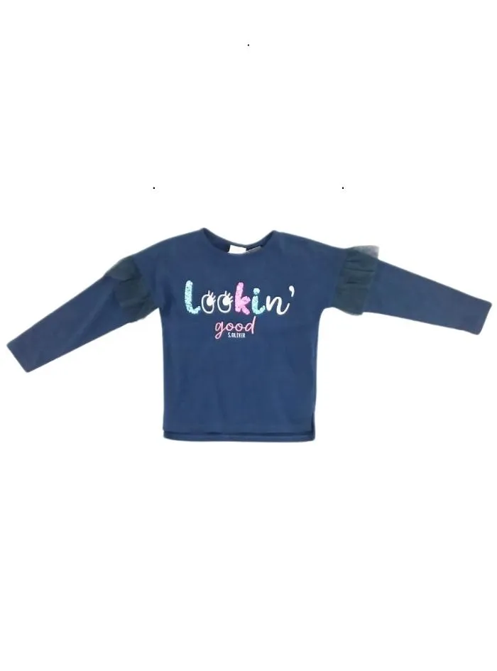 DETAILED SEQUINS LONG SLEEVE TSHIRT sold by FBO