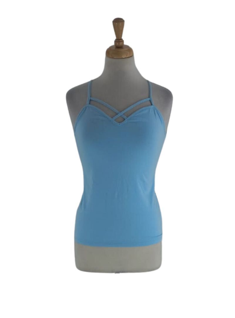 BASIC NECK LINE DETAILED TEE sold by FBO