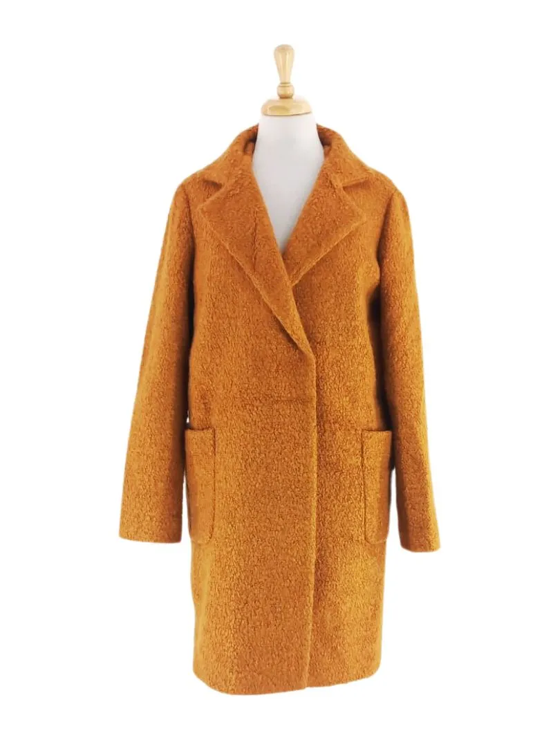 BUTTONED TEDDY COAT sold by FBO