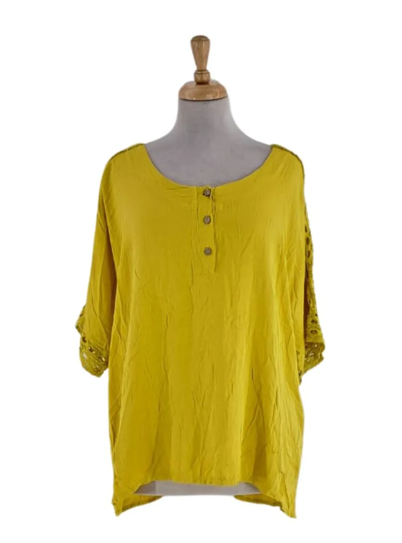 DETAIL CUT OUT BLOUSE sold by FBO