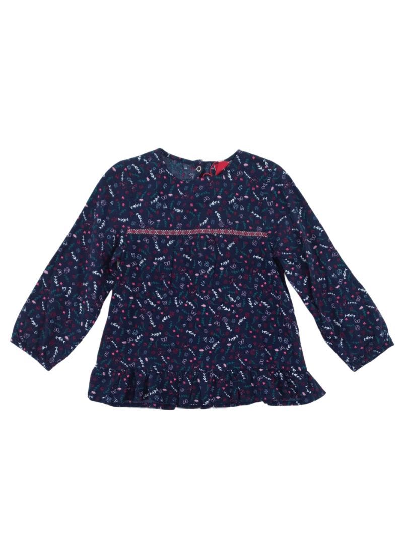 FLORAL PEPLUM TOP sold by FBO