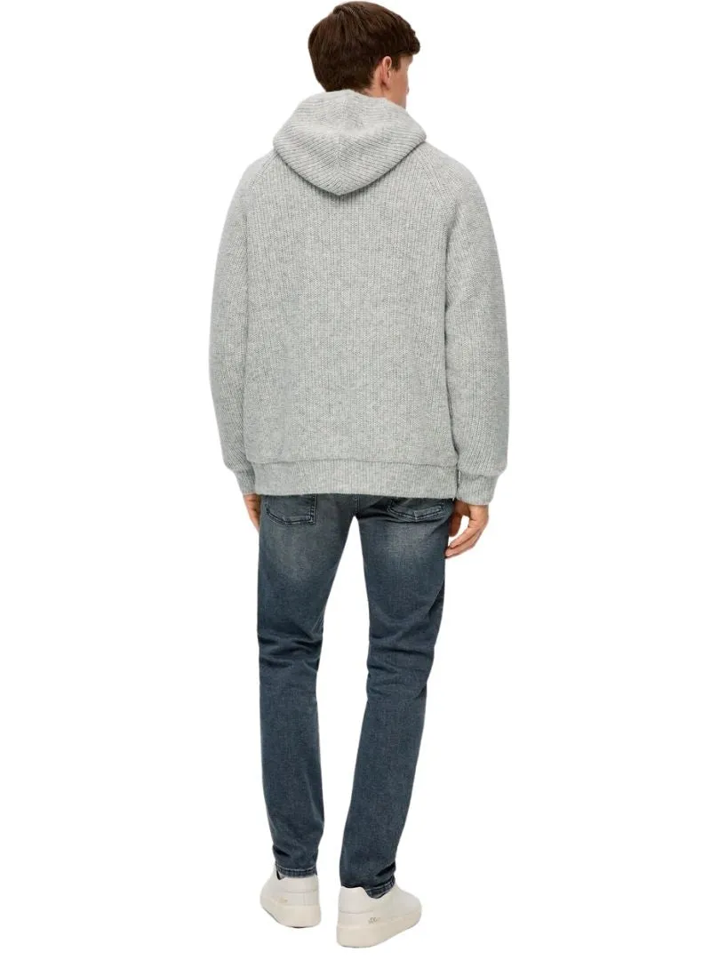 DETAILED KNIT HOODED JACKET sold by FBO product image thumbnail 2