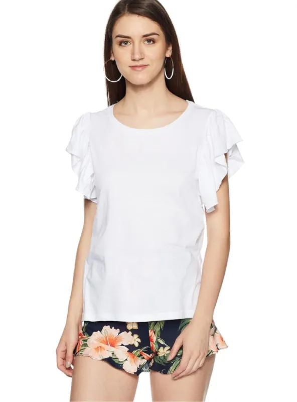 BASIC DETAILED SLEEVE TOP sold by FBO