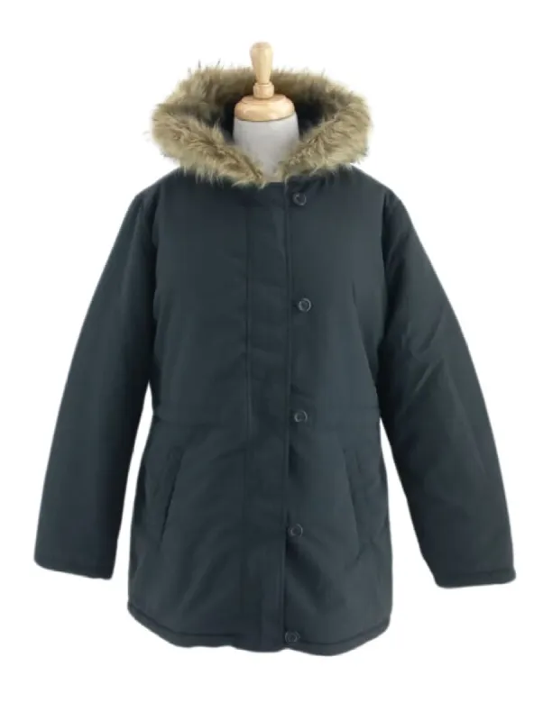 FAUX FUR HOODED PARKA JACKET sold by FBO