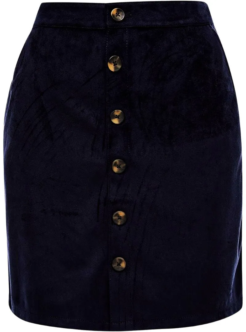 FAUX SUEDE BUTTONED SKIRT sold by FBO product image thumbnail 3
