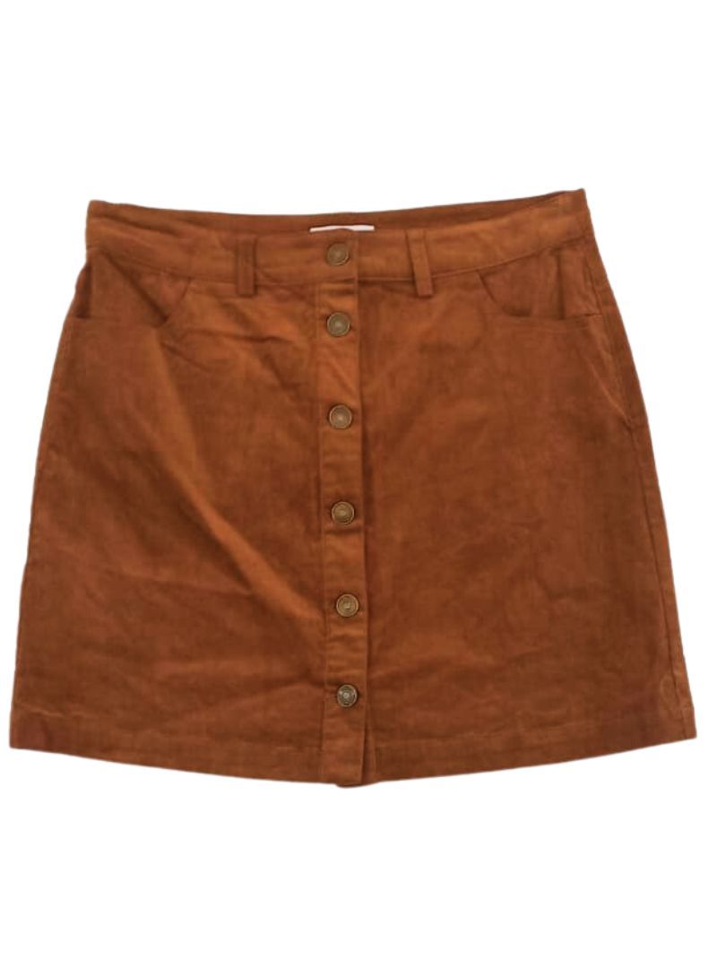 DENIM BUTTONED SKIRT sold by FBO