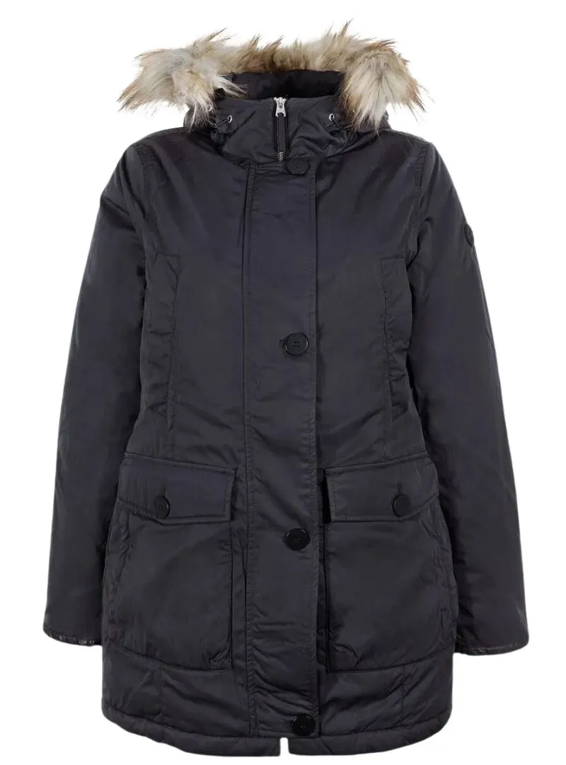 FAUX FUR HOODED PARKA JACKET sold by FBO