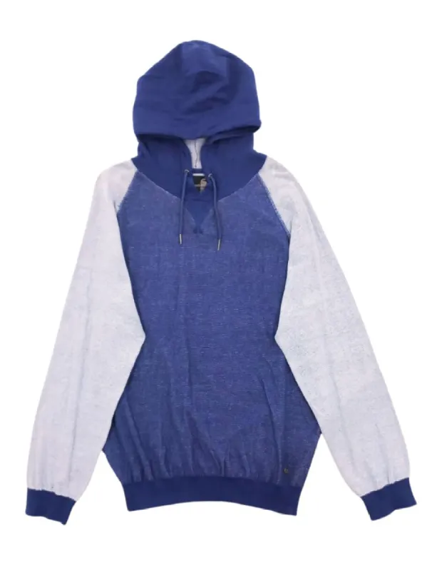 トップス ohotoro Mixed Zipper Hoodie Knit navy ohotoro Mixed Zipper Hoodie Knit navy