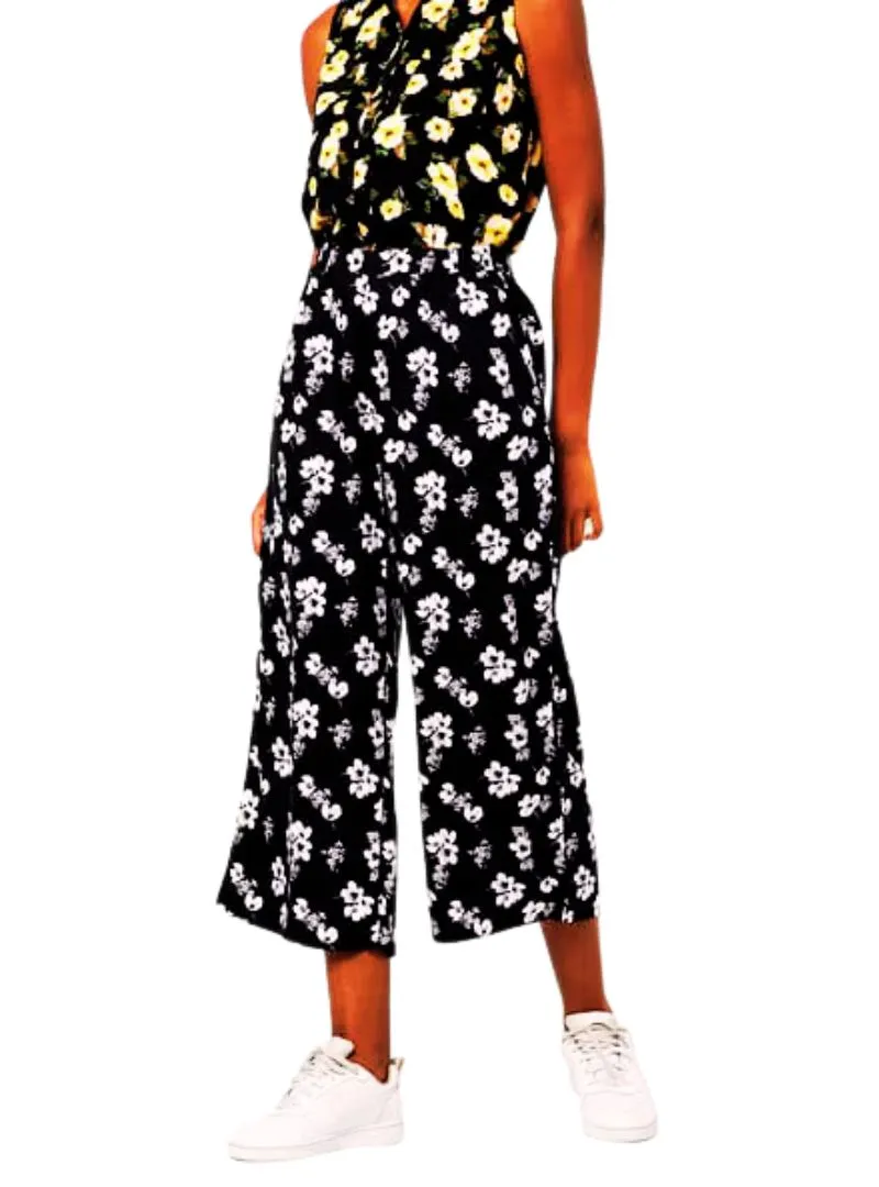WIDE LEG FLORAL PANTS sold by FBO