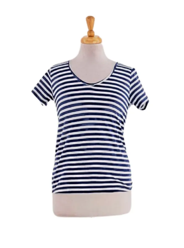 BASIC STRIPED TEE sold by FBO
