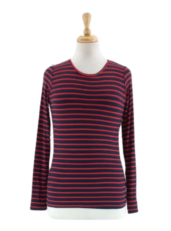 STRIPED LONG SLEEVE T-SHIRT sold by FBO