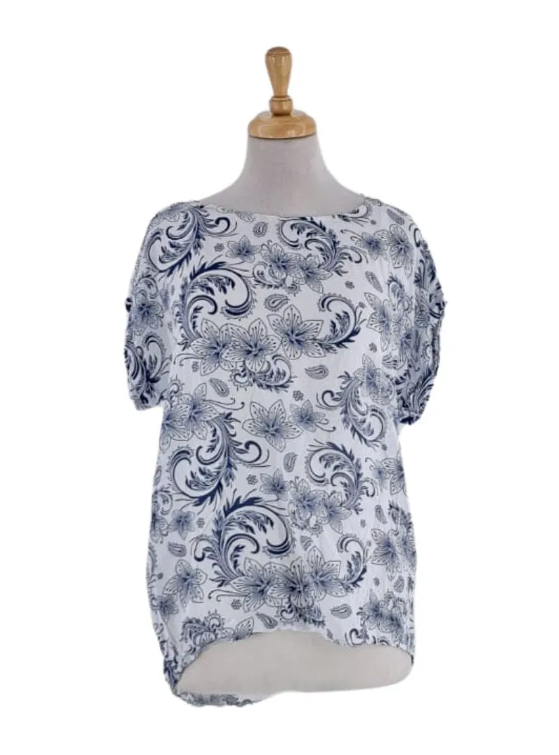 DETAIL FLORAL BLOUSE sold by FBO