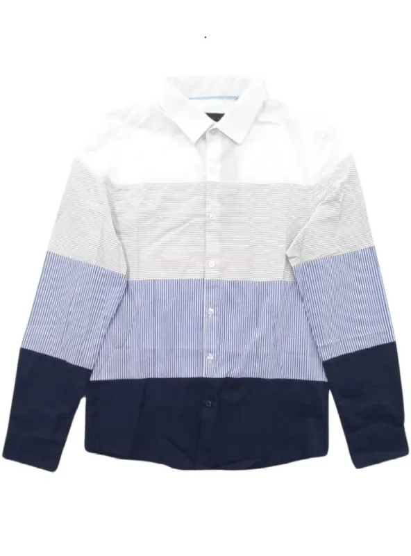 DETAIL STRIPPED LONG SLEEVE BUTTONED UP SHIRT sold by FBO