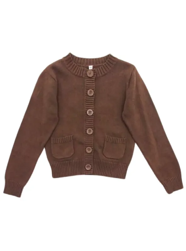 BASIC BUTTON UP KNIT JACKET sold by FBO