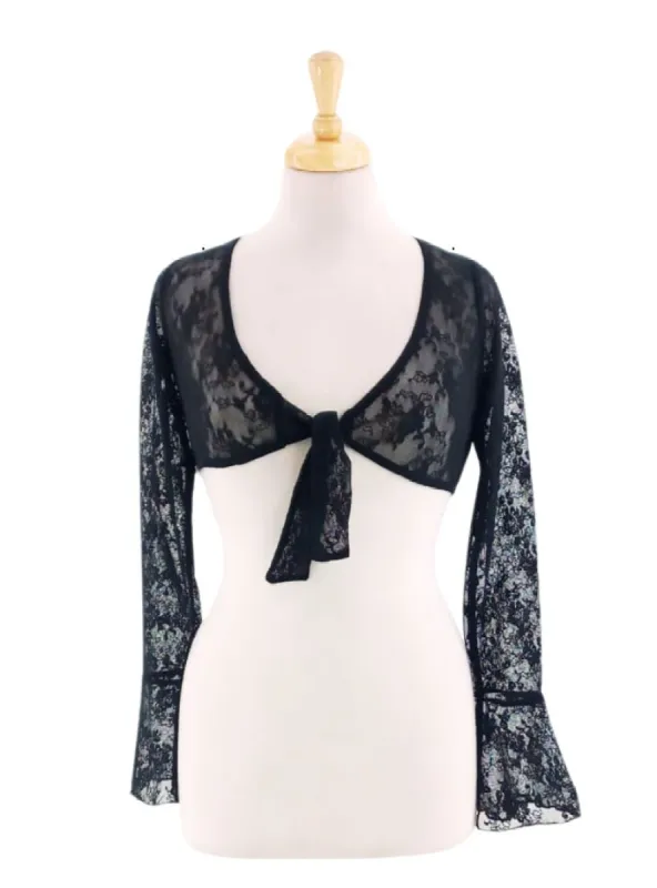 LONG SLEEVE LACE BOLERO sold by FBO