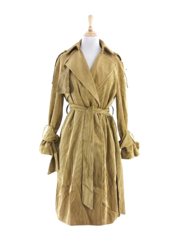 CORDUROY TRENCH COAT sold by FBO