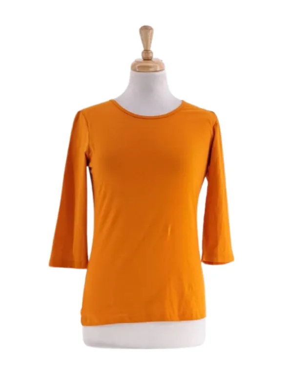 THREE QUARTER SLEEVE BASIC TEE sold by FBO