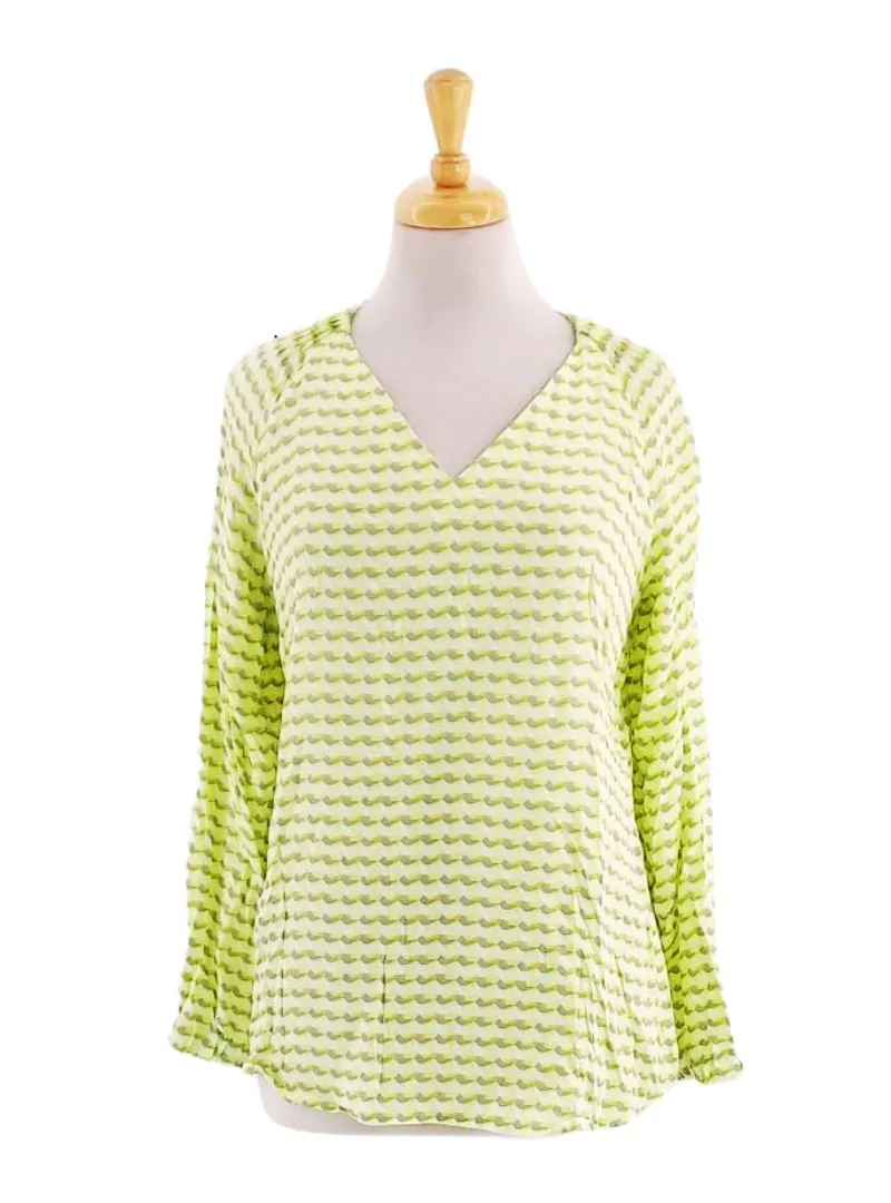 V NECK PRINTED BLOUSE sold by FBO