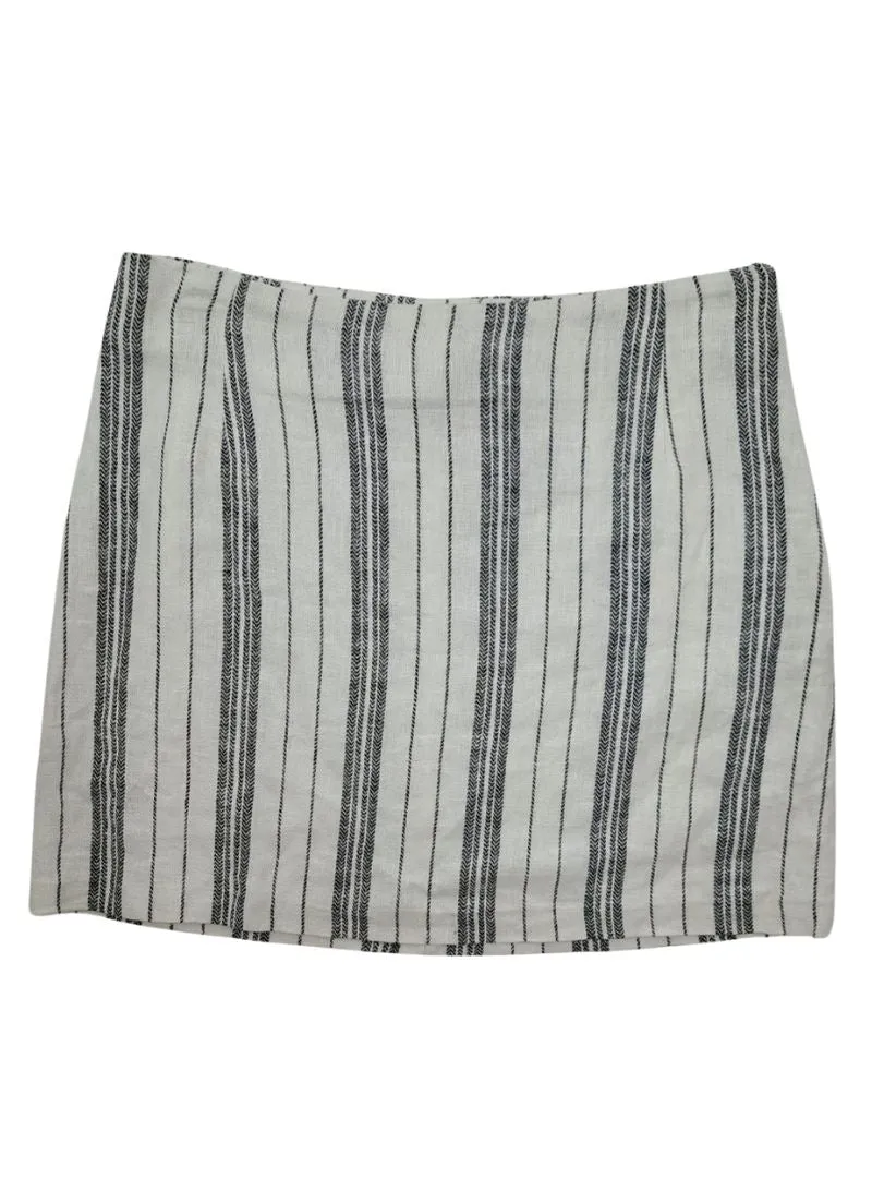 STRIPED PATTERNED MINI SKIRT sold by FBO