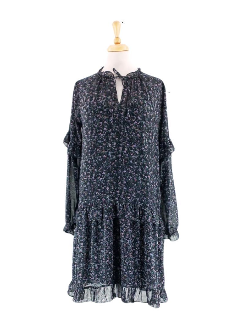 FLORAL FRILL TIERED DRESS sold by FBO