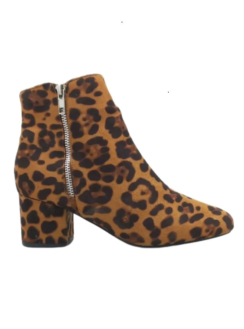 ANIMAL PRINT ANKLE BOOT sold by FBO