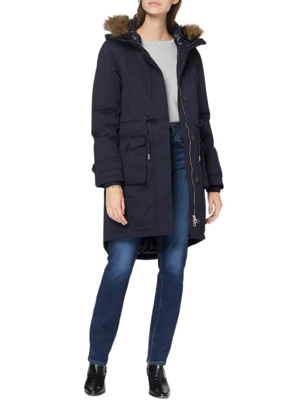FUR HOODED PARKA JACKET sold by FBO