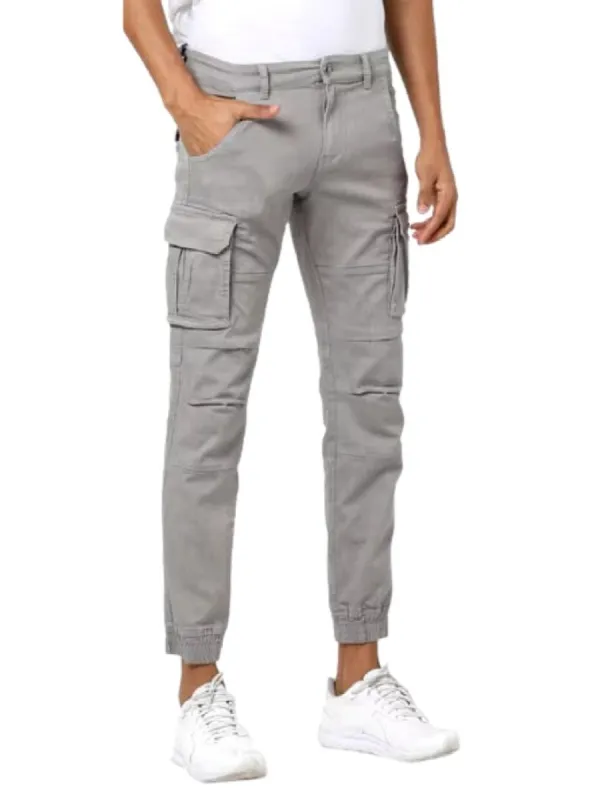 BASIC "GAS" KHAKI ELASTIC BOTTOM JEAN sold by FBO