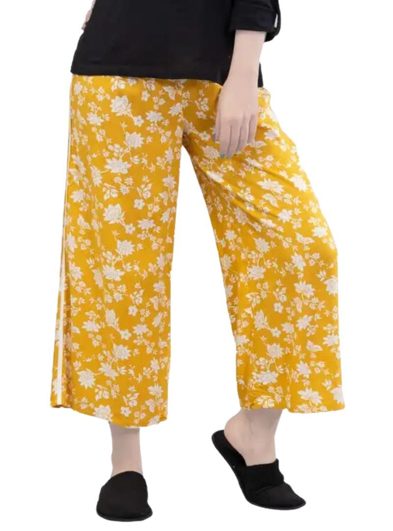 FLORAL WIDE LEG TROUSER sold by FBO