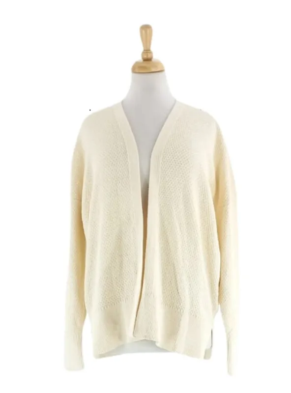 DETAILED LONG SLEEVE OPEN FRONT CARDIGAN sold by FBO