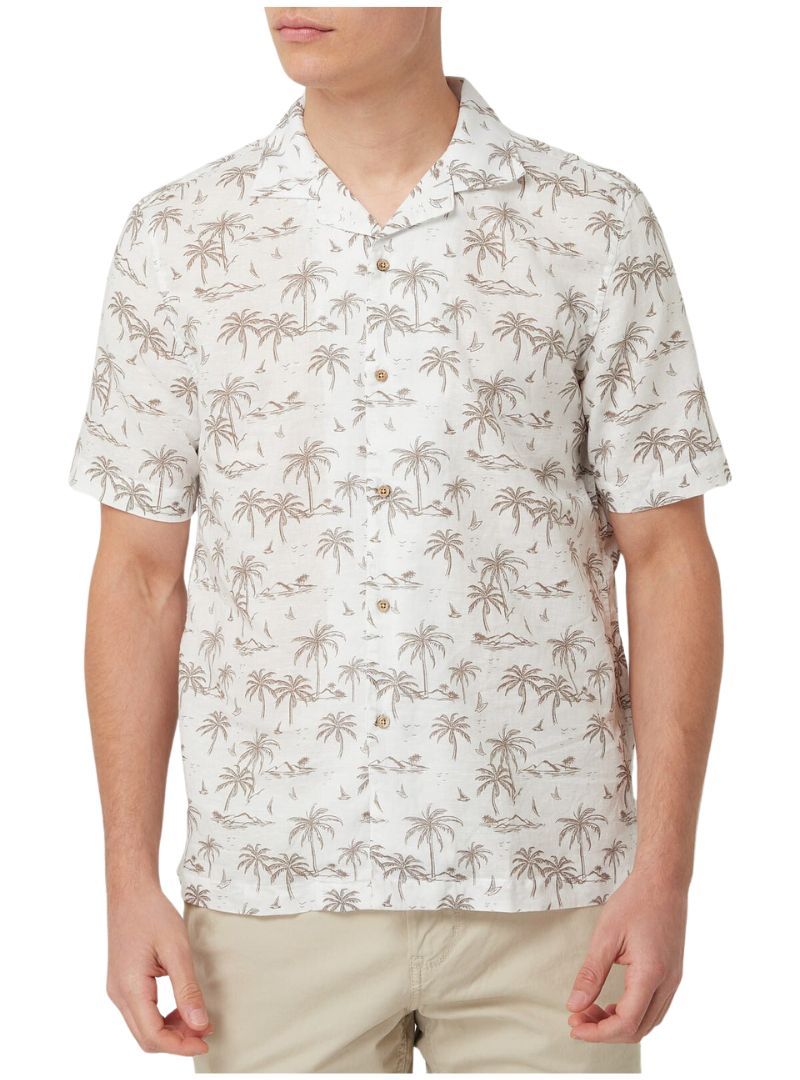 PALM TREE PRINTED SUMMER SHIRT sold by FBO