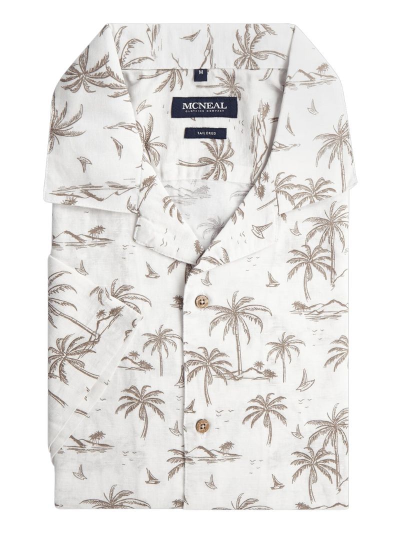 PALM TREE PRINTED SUMMER SHIRT sold by FBO product image thumbnail 3